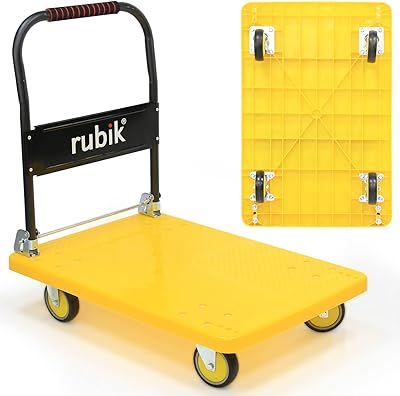 Camion à plate-forme rubik capacité de poids de 600 kg roues pivotantes