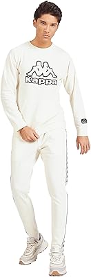 Sweat-shirt à manches longues et col rond pour homme avec logo imprimé