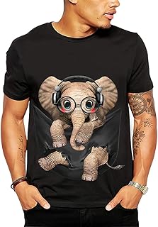 T-shirts animaux pour hommes, t-shirts drôles et créatifs pour hommes. Diaytar Sénégal : Le plaisir d'acheter sans se priver