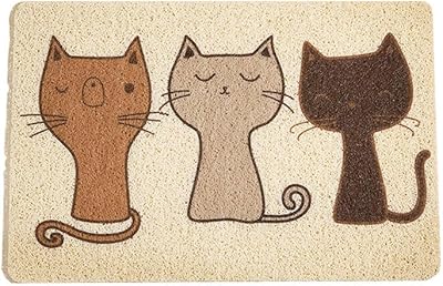 Tapis de litière pour chat, tapis d'alimentation pour chat super mignon, tapis eva