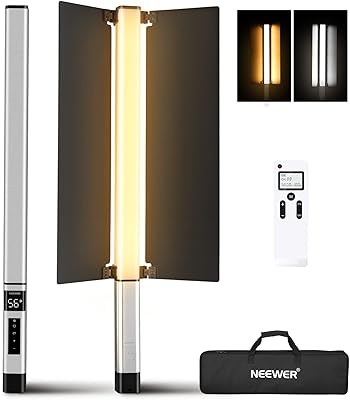 Lampe de poche led photographie vidéo portable à intensité variable
