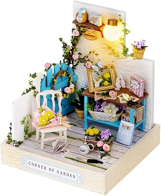 Maison de poupée miniature toki avec meubles, échelle 1:24, mini maison de poupée