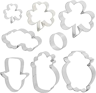 8 pièces emporte-pièces moule à biscuits nuage trèfle à quatre feuilles forme ronde