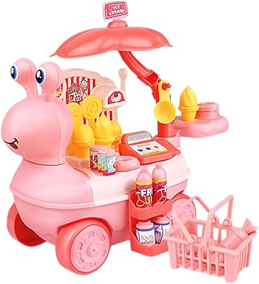 Toyandona lot de 1 jeu de simulation de nourriture, glaces, bonbons, caddies