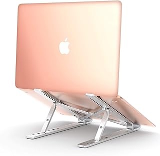 Support pour ordinateur portable support pliable multi-angle réglable de tablette bureau