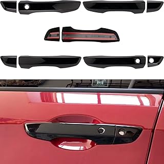 Topend couvercle de poignée de porte extérieure en abs, compatible avec honda civic