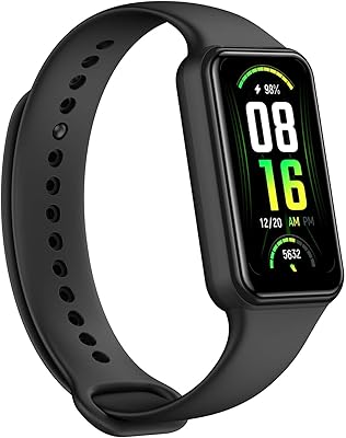 Montre intelligente amezfit band 7 fitness tracker, affichage permanent, autonomie jusqu'à 18 jours