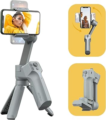 Le stabilisateur de smartphone portable moza mini mx gimbal prend en charge ios