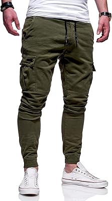 Pantalon cargo décontracté ryox pour hommes, pantalon de survêtement de jogging et d'entraînement