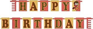 Amscan 9905195 - bannière de lettre de joyeux anniversaire harry potter - 2,1