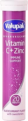 Fallopak vitamine c + zinc effervescent immunitaire - saveur cassis (20 comprimés)