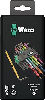 Jeu de clés en l wera 967/9 tx bo 1 sb pour vis