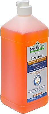 Désinfectant et stérilisateur général hemaxon de sterilasafe solution de gluconate de chlorhexidine 1,5