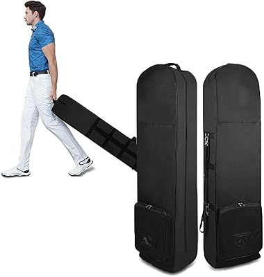 Sac de voyage de golf - housse de voyage pour club de golf pour transporter des sacs de golf et protéger votre équipement à bord avec roues pliantes. Diaytar Sénégal : Achetez plus, dépensez moins