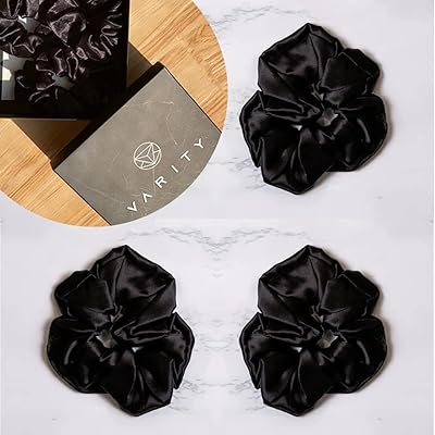 Élastiques à cheveux en satin de soie élastiques pour queue de cheval