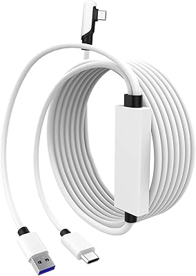 Câble de liaison vr 16 pieds pour casque de réalité virtuelle oculus quest