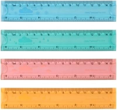 Règle flexible e6205 longueur 15 cm assortie