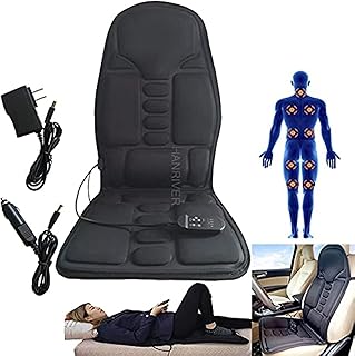 Masseur de dos vibrant histity avec chaleur, coussin de chaise de massage, coussin