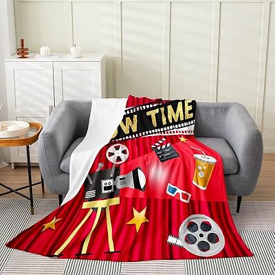 Jiloyu showtime all season floor show party couverture de lit en flanelle