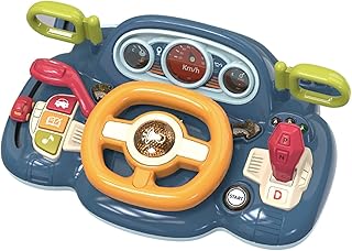 Jouet de volant simulé reva pour bébé avec musique et lumière - cadeau