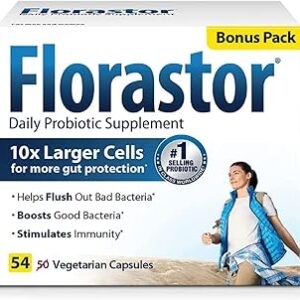 Supplément probiotique quotidien florastor pour femmes et hommes, prouvé pour soutenir la santé digestive, saccharomyces boulardii cncm i-745 (54 capsules), paquet de 4. Diaytar : Connectez-vous aux meilleures offres