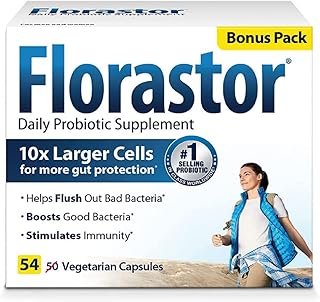 Supplément probiotique quotidien florastor pour femmes et hommes, prouvé pour soutenir la santé