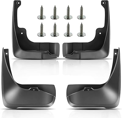 Lot de 4 garde-boue avant et arrière de remplacement pour toyota camry 2007