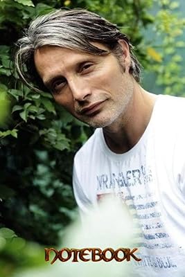 Cahier : carnet mads mikkelsen ligné large, 6x9, 100 pages | carnet