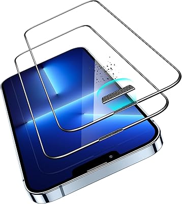 Protecteur d'écran en verre trempé ultra haute esr armorite compatible avec iphone 13
