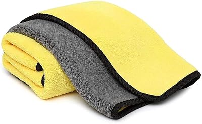 Serviette d'entretien de voiture chiffon de nettoyage en microfibre doux pour le polissage