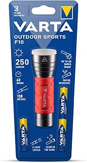 Lampe de poche led varta f10 pour les sports de plein air
