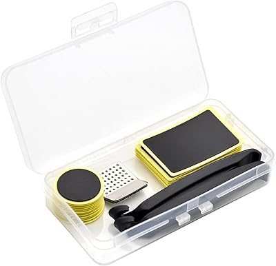 Kit de réparation de crevaison de vélo autocollant sans colle avec sparring