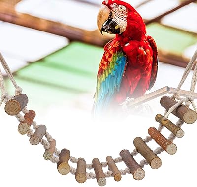 Jouet pour perroquet robuste en forme d'arbre, solide, durable, naturel et inoffensif