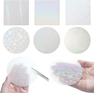 6 moules en résine incrustés 3d styles de moulage époxy avec charges