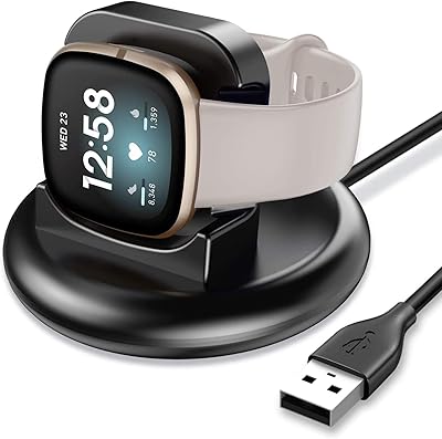 Chargeur compatible avec la station de chargement fitbit sense fitbit versa 3