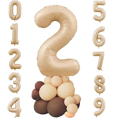 Ballon finiba caramel n° 2 taille 32 pouces marron clair 0-9 ballon