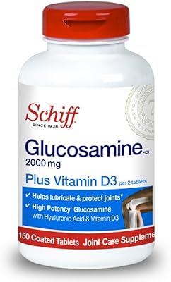 Schef, glucosamine, plus vitamine d3, 2 000 mg, 150 comprimés enrobés