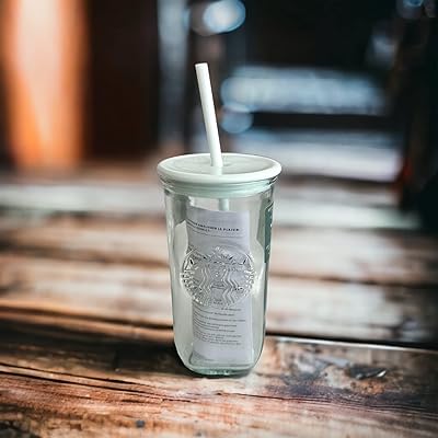 Tasse froide en verre recyclé à fond triangulaire menthe printemps 2023 starbucks, 16
