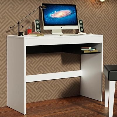 Bureau d'ordinateur compact madisa pour la maison et le bureau, petite table d'écriture