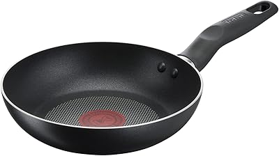 Tefal g6 super cook poêle 20 cm, antiadhésive avec signal de chaleur, noir