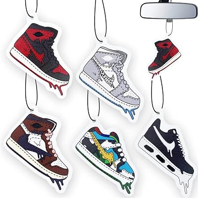 Désodorisant de voiture hybest, accessoires de voiture de sport aj jordan, désodorisant