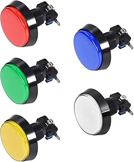 Sourcing map jeu bouton poussoir 60mm rond 12v led bouton poussoir lumineux