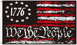 2×3ft 1776 nous le peuple drapeau bannière tissu polyester avec 3