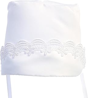 Chapeau de baptême bébé fille - chapeau de baptême bébé - bonnet bébé blanc pour nouveau-né - accessoires para bautizo nina. Plus de choix, moins de dépenses avec Diaytar