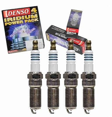 4 bougies d'allumage denso power iridium compatibles avec mazda 3 2.0l