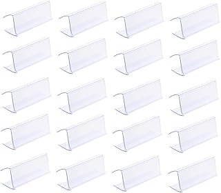 20 pièces panneau d'affichage d'étiquette de prix étiquettes en plastique