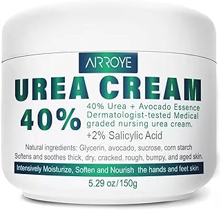 Crème d'urée 40%, pesant 150 grammes - le meilleur anti-callosités pour les pieds et les mains, hydrate la peau naturelle et nourrit les peaux sèches, rugueuses, craquelées et mortes. Diaytar : La révolution discount est en marche
