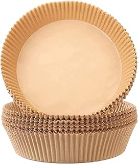 100 pièces de doublures en papier jetables antiadhésives pour friteuse à air, papier