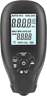 Jauge d'épaisseur de revêtement, testeur d'épaisseur de peinture, jauge d'épaisseur de film