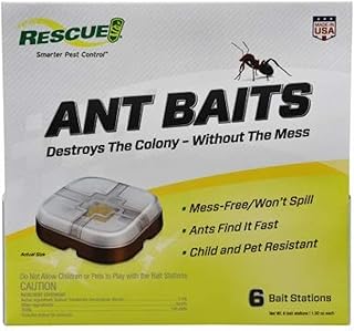 Lot de 6 stations d'appât pour fourmis